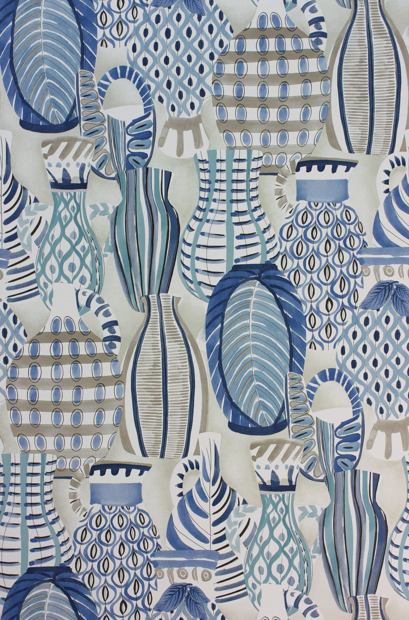 Nina Campbell - Beau Rivage  Blue/Beige