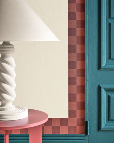 Caselio - Checks Border Bordeaux