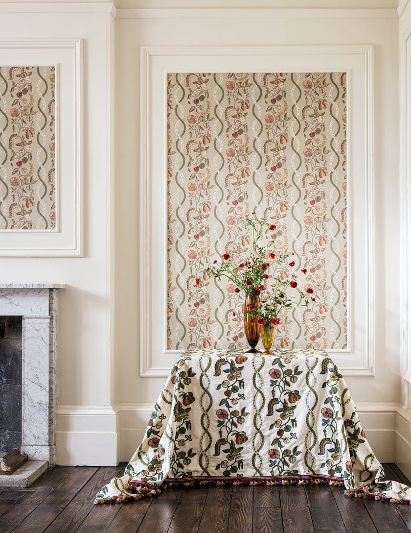 Sanderson - Kitchen Garden Olive & Russet