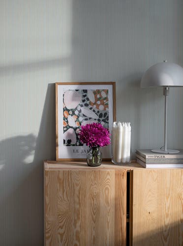 Duro - Arvid Ljusblå Småmönstrat