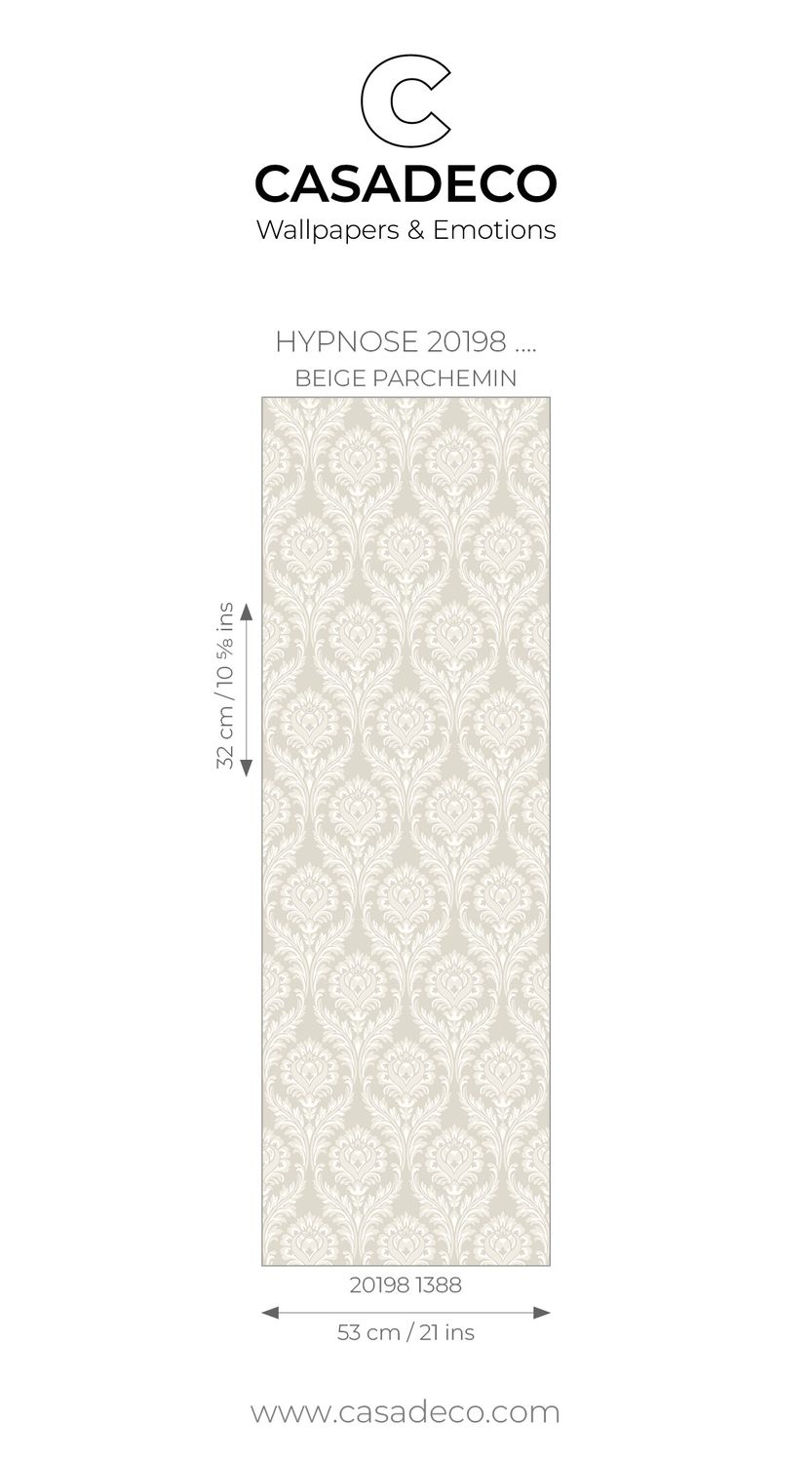 Casadeco - Hypnose Beige Parchemin