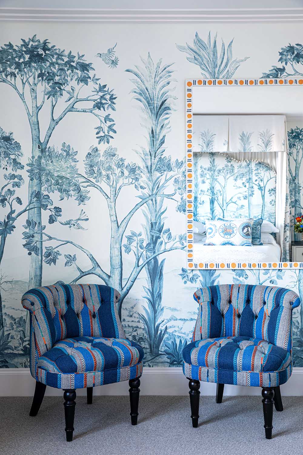 GP&J Baker - Baker X Kit Kemp Tall Trees Delft Blue BW45141.2.0
