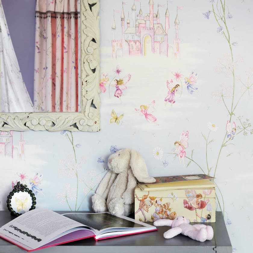Sanderson - Fairy Castle Pink Abracazoo Wallpapers