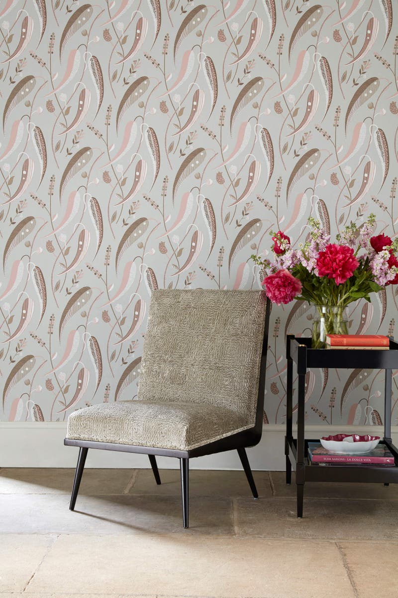 Nina Campbell - Colbert Coral/Aqua
