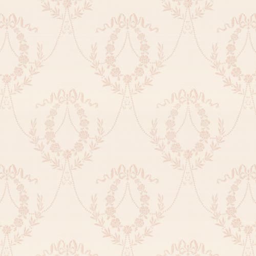 Lim & Handtryck - Hovkonditoriet - Vit/Ljusrosa x121-31