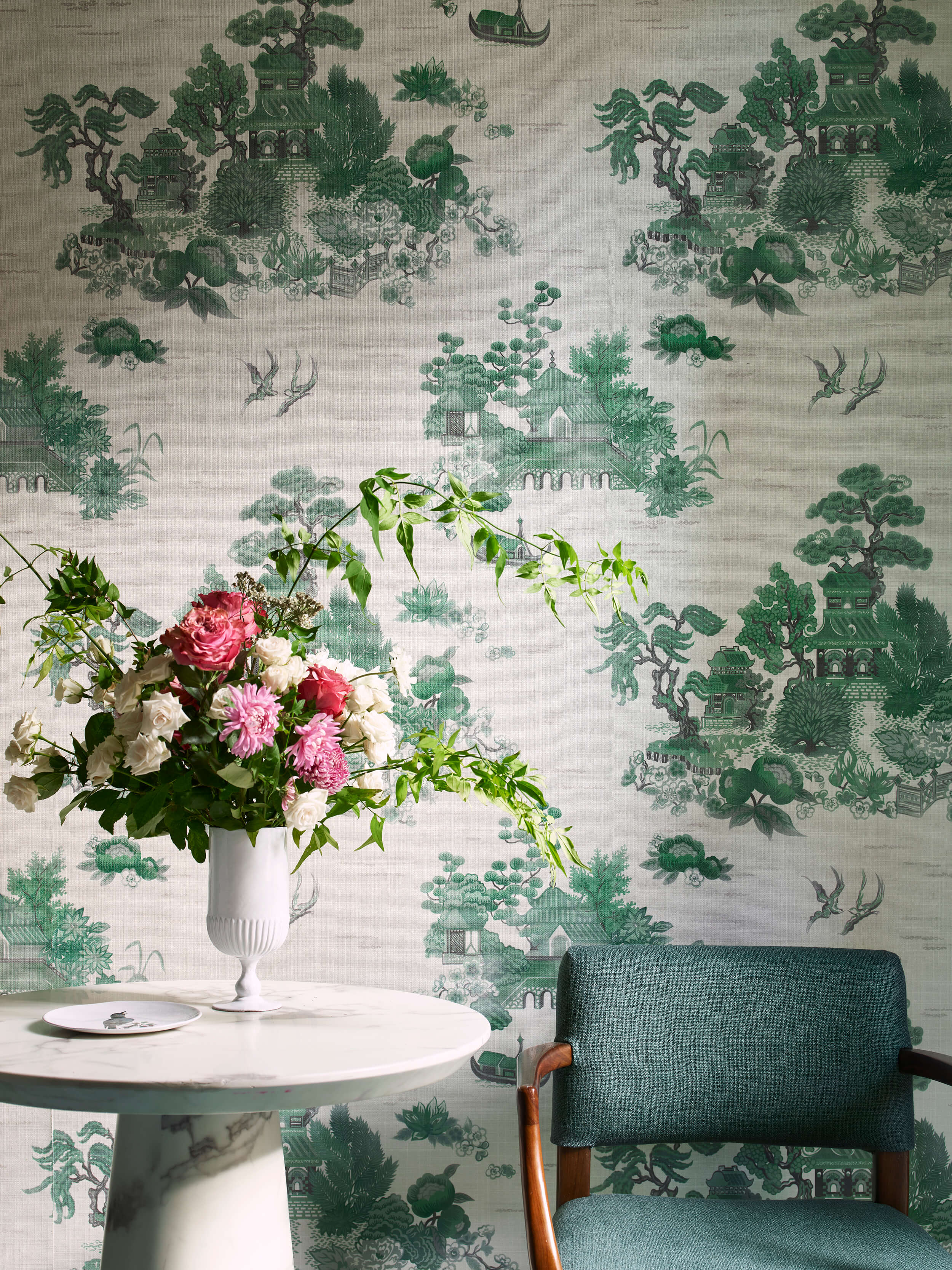 Liberty - Floating Palace Linen Jade
