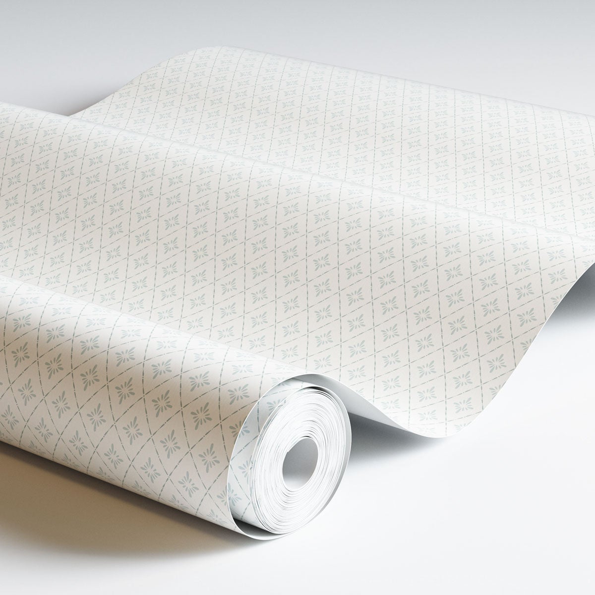 Duro - Lillstjärna Vit/Blå Småmönstrat