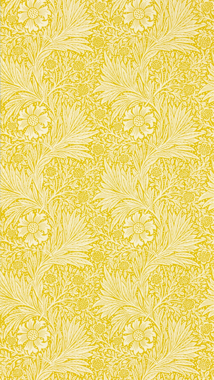 Morris & Co - Marigold Yellow Cornubia Wallpapers