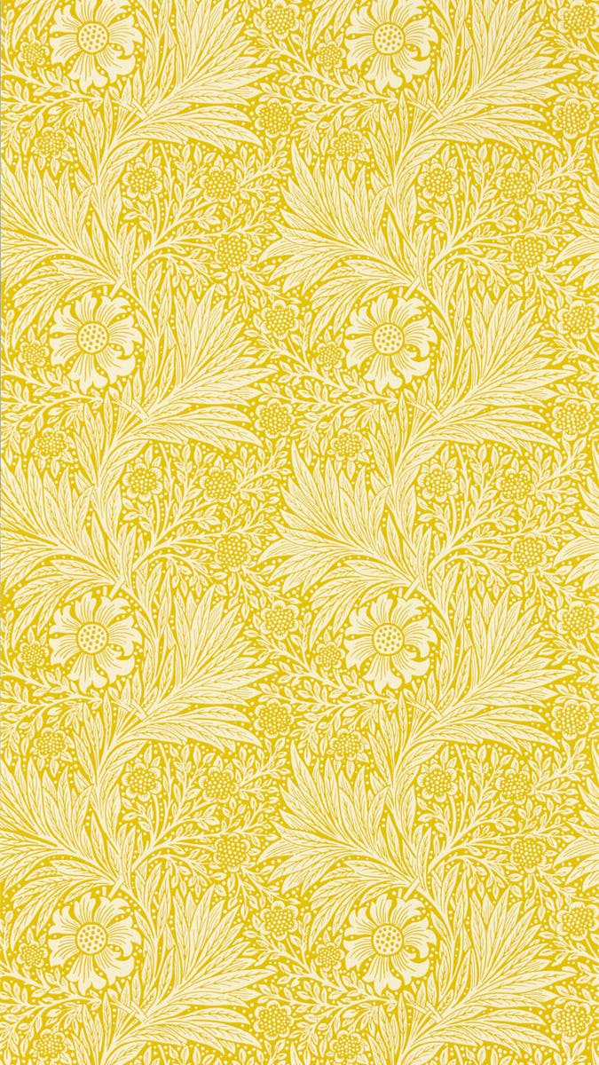 Morris & Co - Marigold Yellow Cornubia Wallpapers