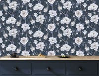 Ashley Floral Navy