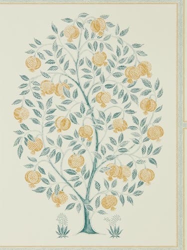 Sanderson - Anaar Tree English Grey/W Caspian Wallpapers