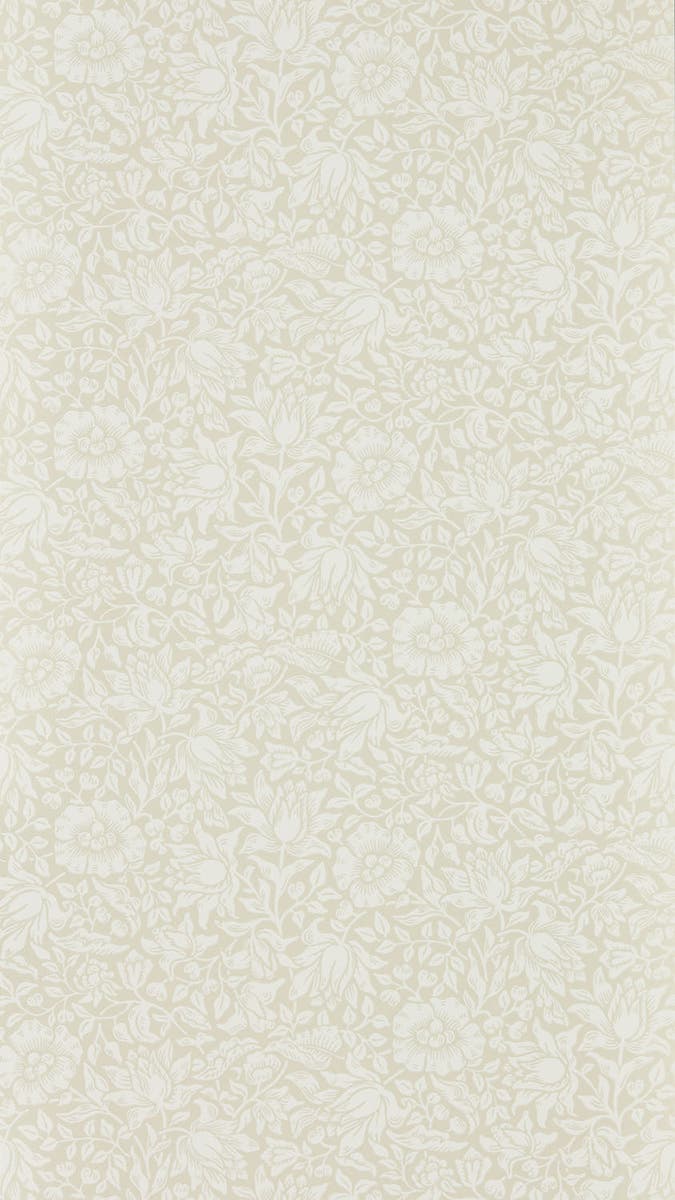 Morris & Co - Mallow Cream Ivory Melsetter Wallpapers