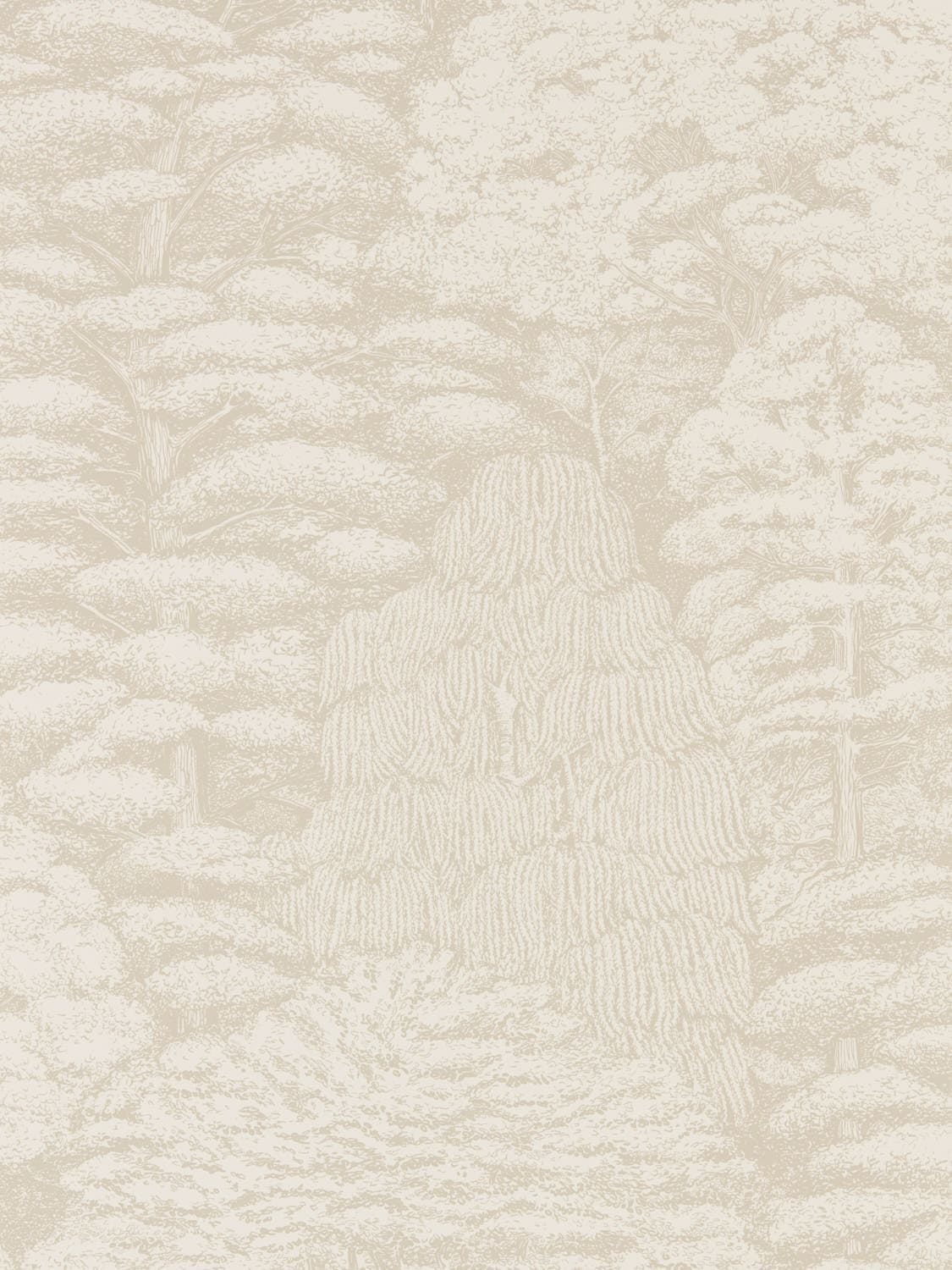 Sanderson - Woodland Toile Ivory/Neut Arboretum Wallpapers