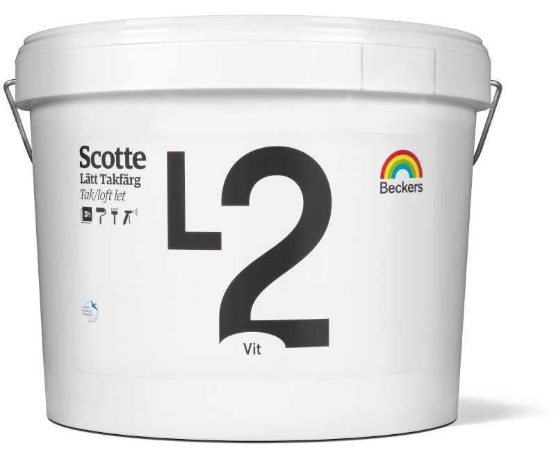 SCOTTE L2 TAKFÄRG VIT