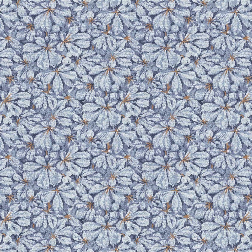 Lim & Handtryck - Kastanie - Blå x119-44