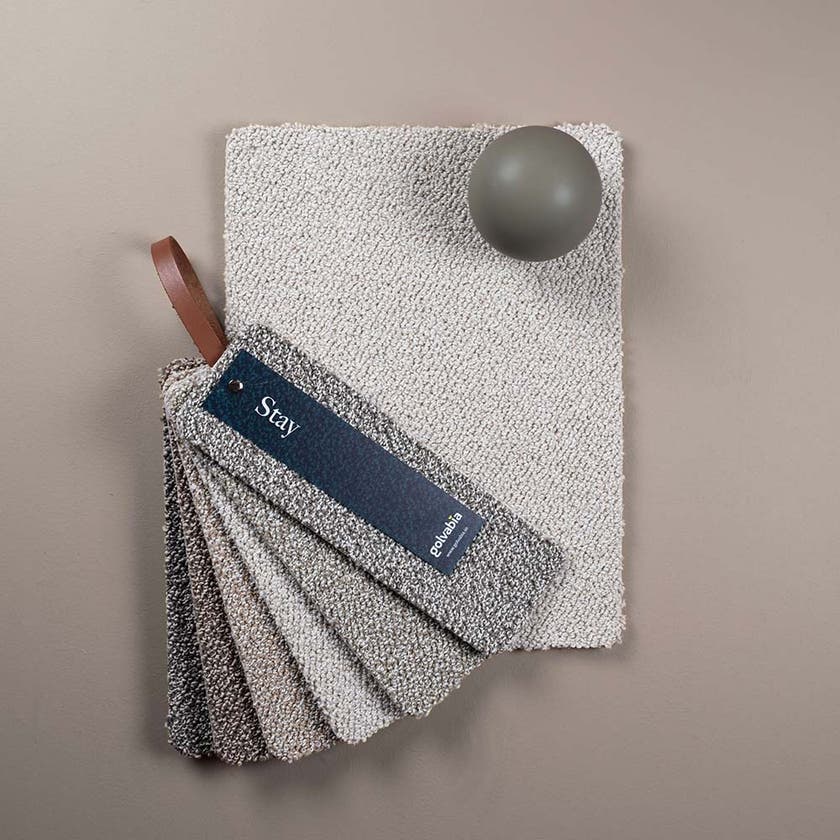 Stay Dark Grey/Taupe Golvabia Textilgolv