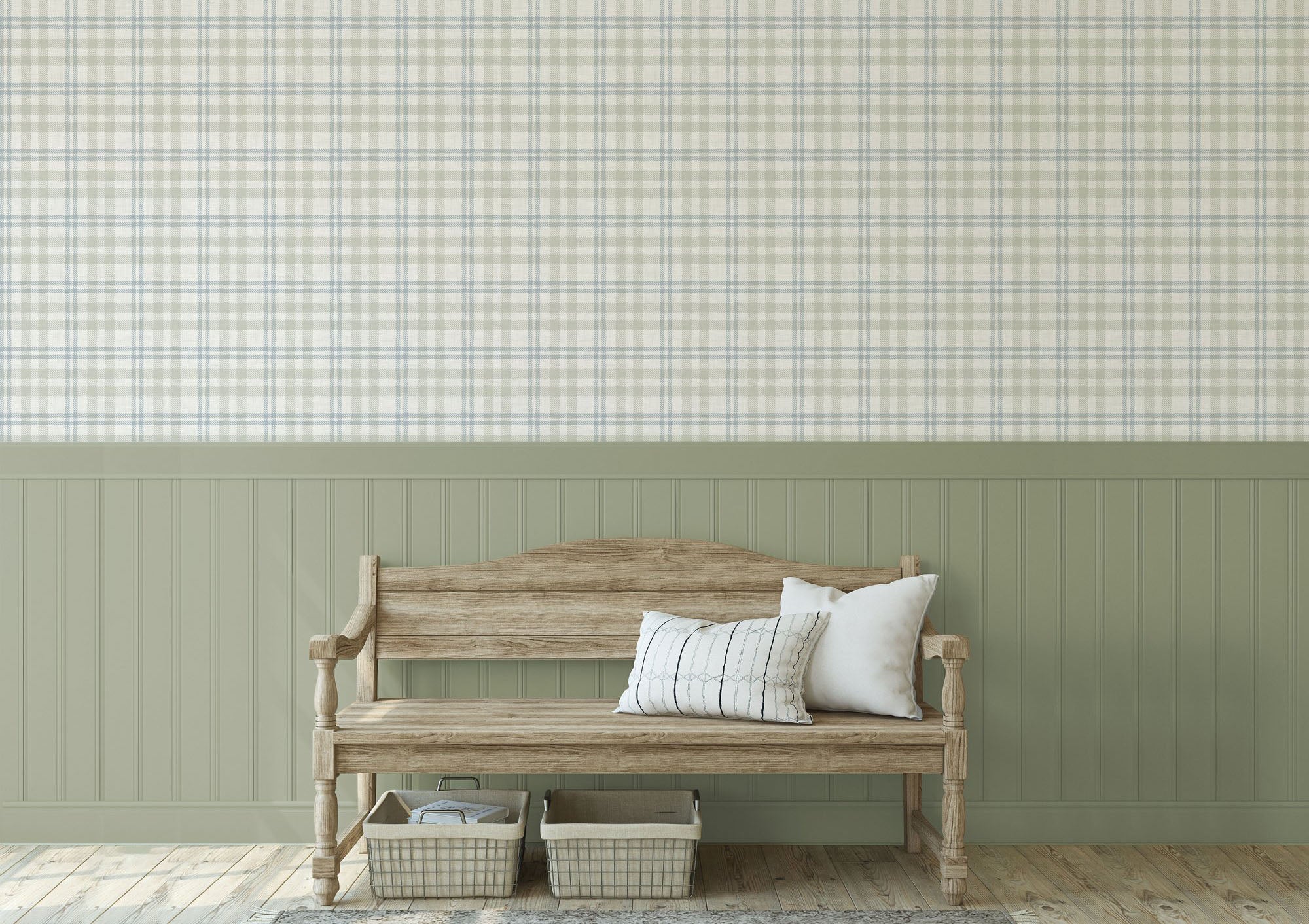 Countryside Check Natural