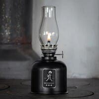 Fotogenlampa Svart/Silver