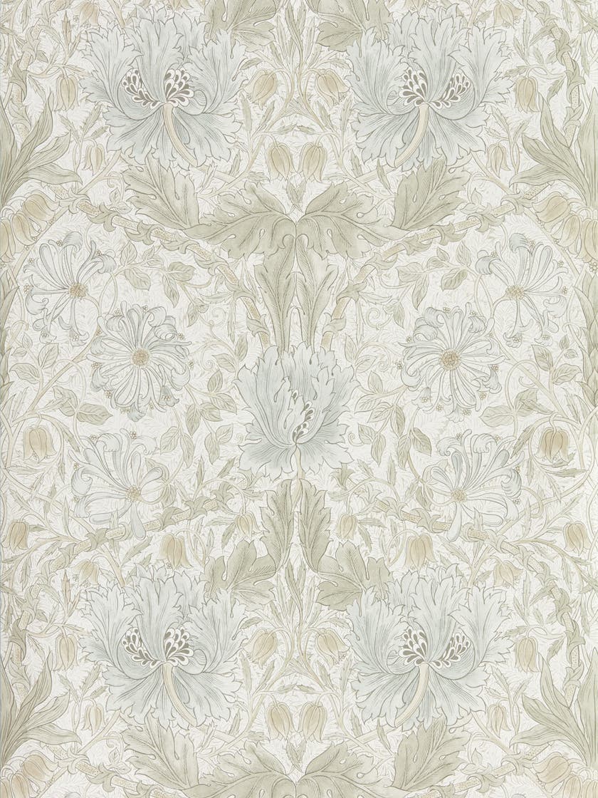 Morris & Co - Pure Honeysuckle & Tulip Pure Morris North Wallpap