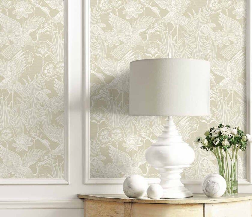 Peel & Stick Floral Heron Sand NW54505