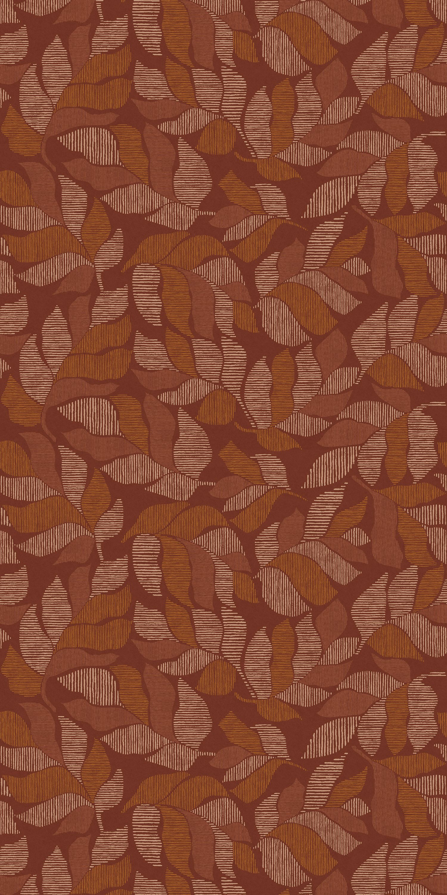 Casamance Lontara Terracotta/Cuivré