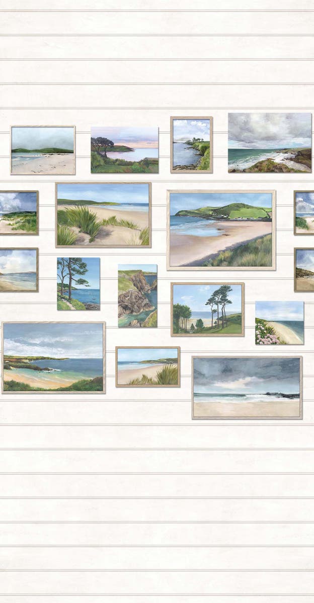 Osborne & Little - Seascape Lamorran Seascape Ivory