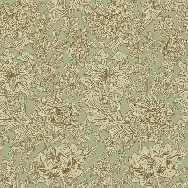 Morris & Co - Chrysanthemum Toile Eggsh Morris 160th Anniversary