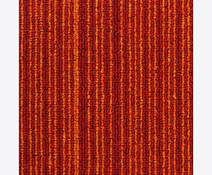 Compact Square Stripe rö Golvabia Textilgolv