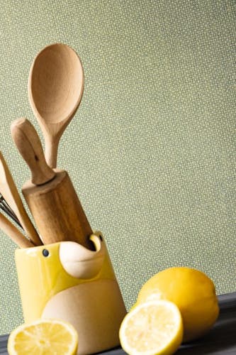 Caselio - Uni Mat Vert Jaune Damier