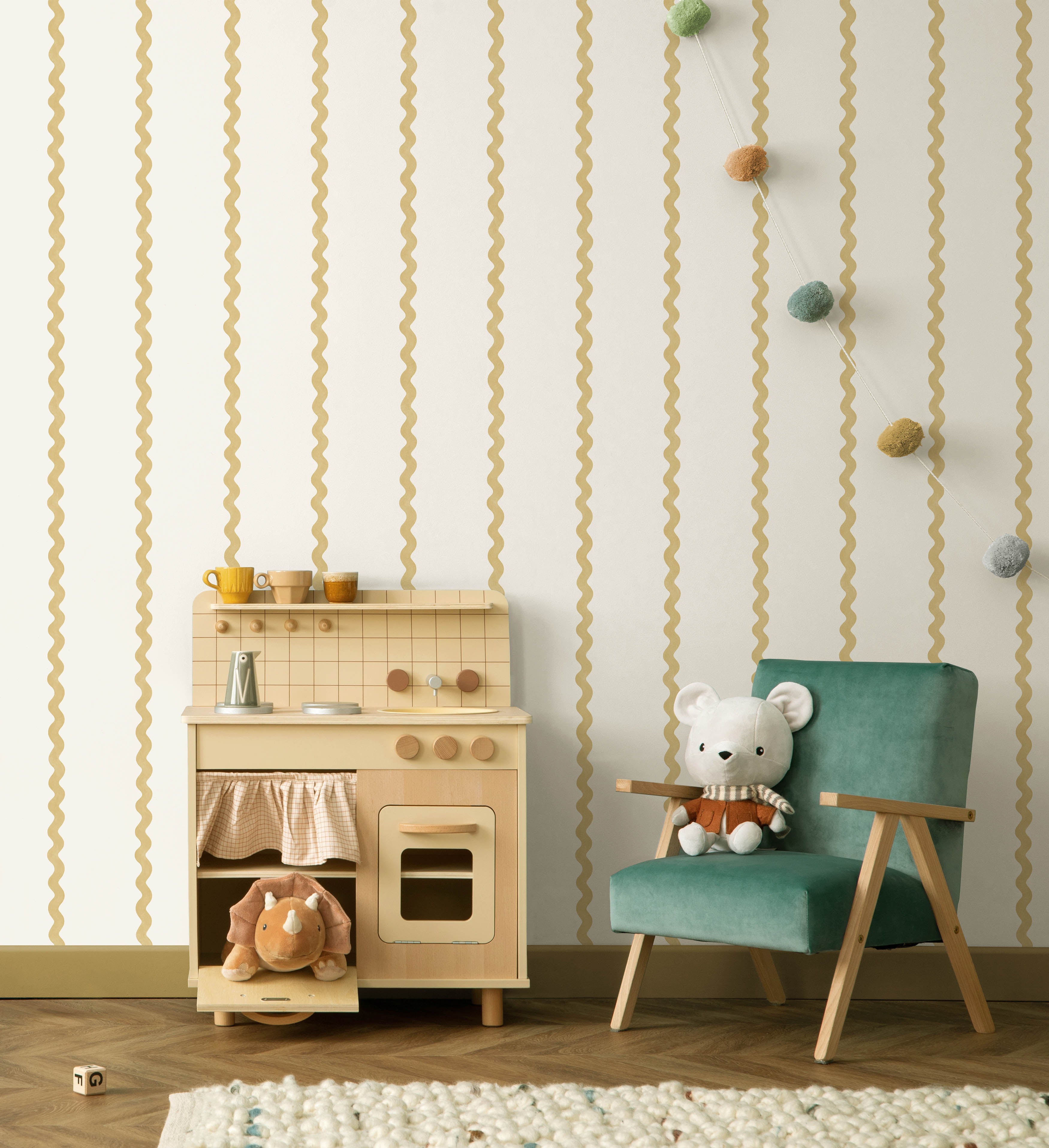 Intrade - Do the Wiggle Stripe Ochre