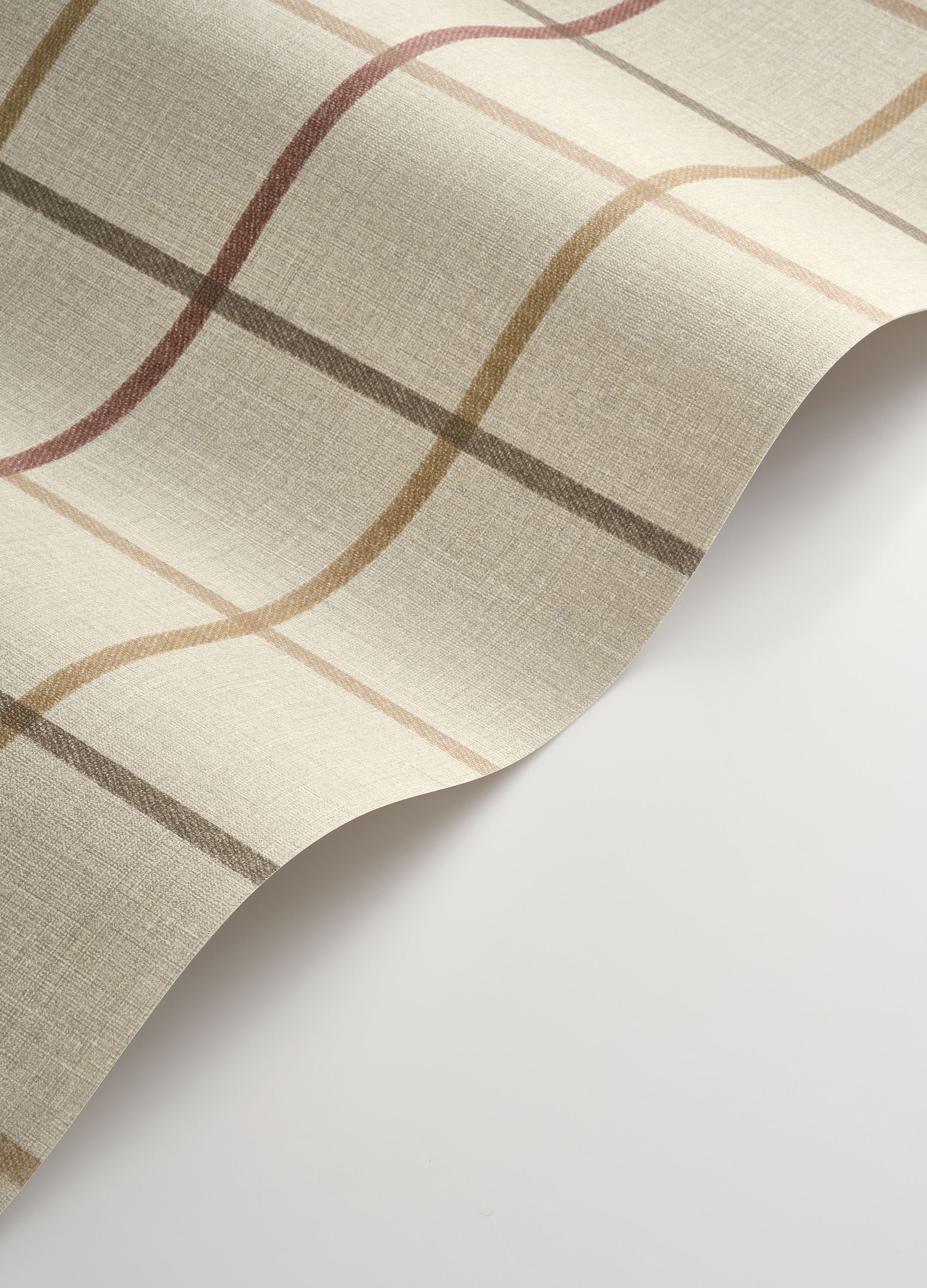 Casadeco - Smooth Grid Burgundy
