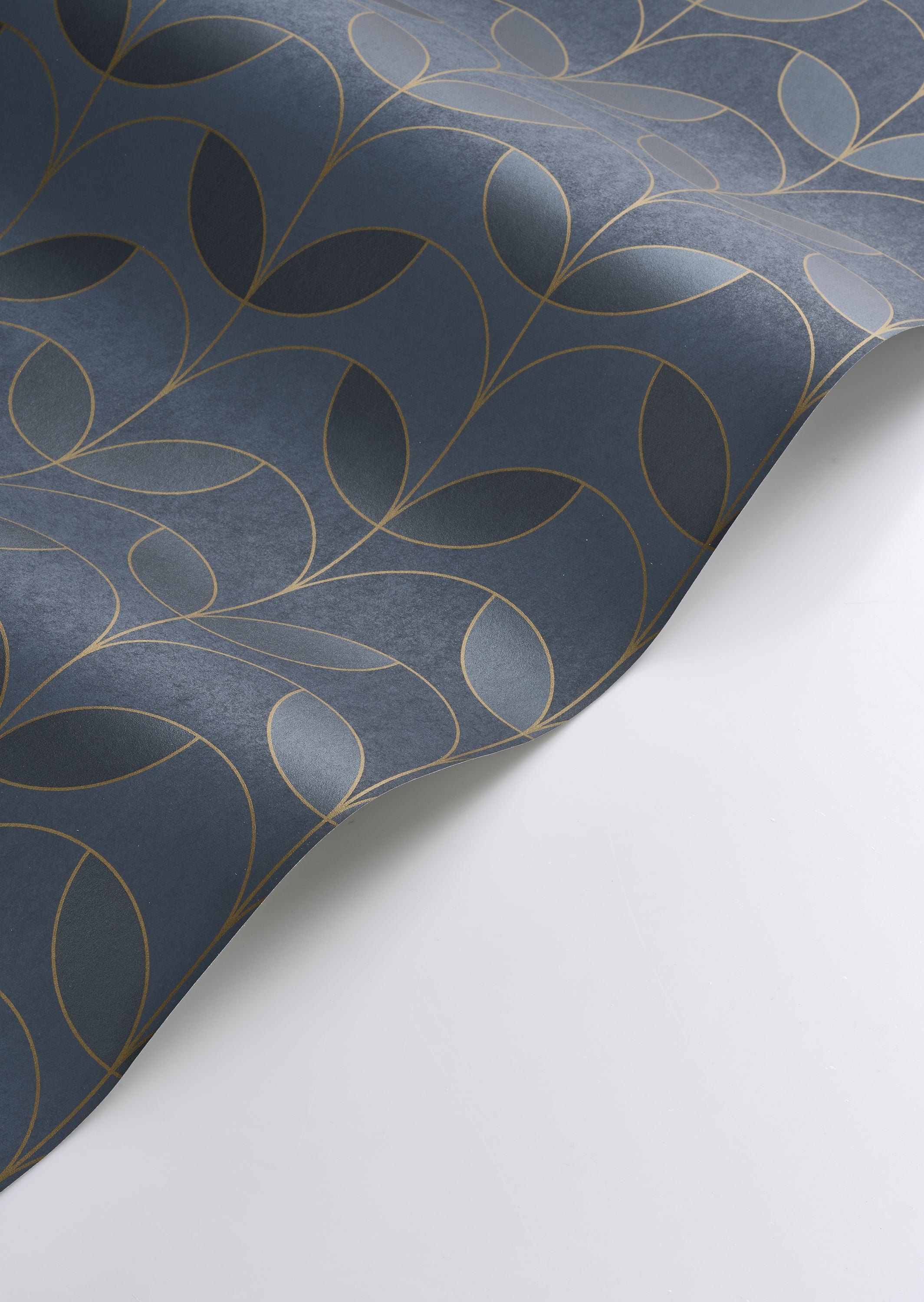 Casadeco - Mistinguett Bleu Petrole Annees Folles