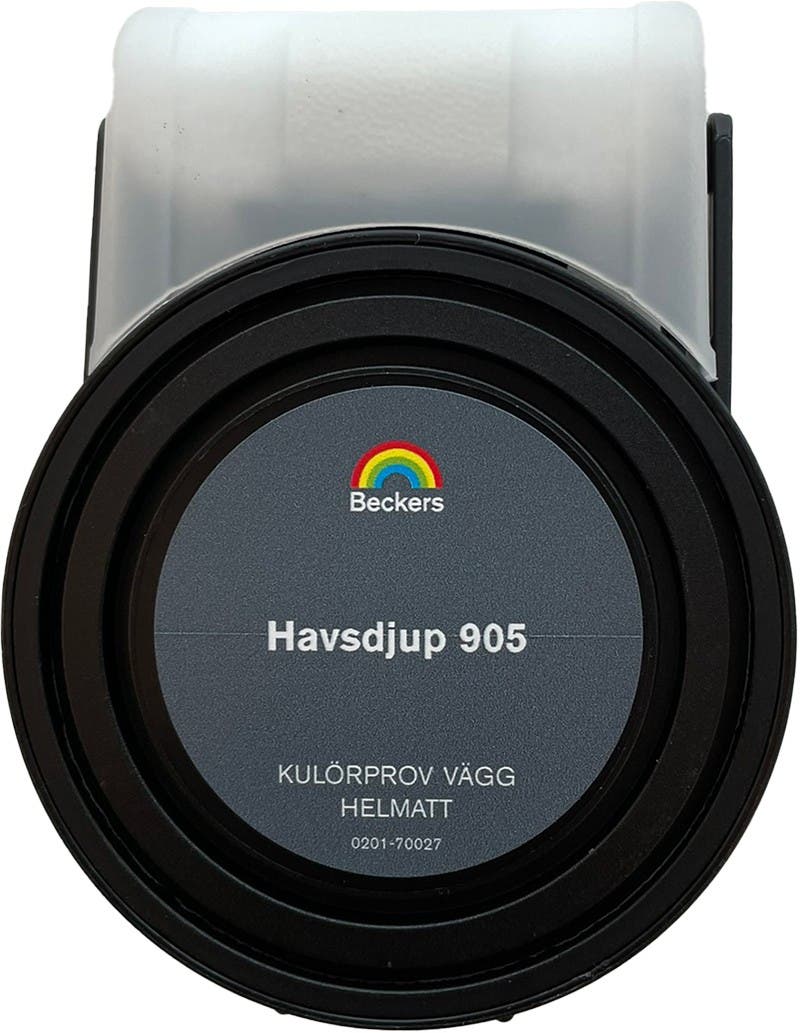 Beckers Kulörprov Helmatt 55ml Havsdjup 905 0,055 L Havsdjup 905