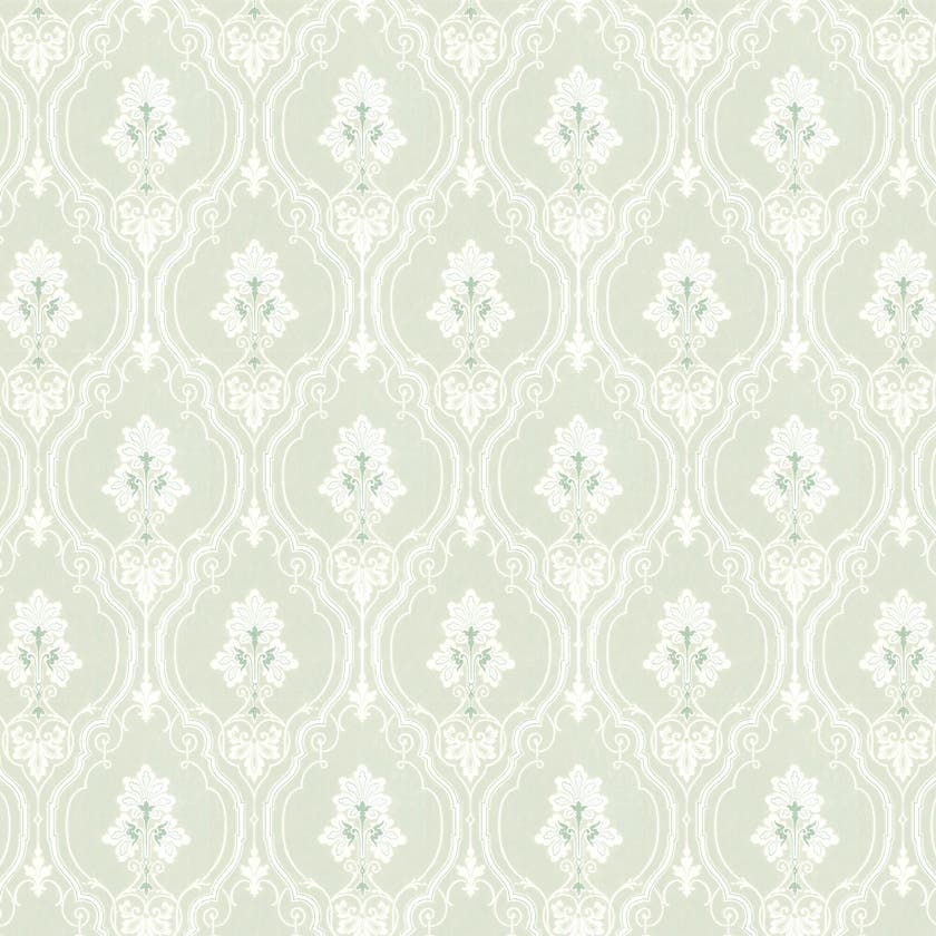 Lim & Handtryck - Älgå - Vit/Grön K34-56