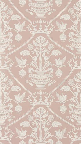 Sanderson - Highgrove Damask Rose