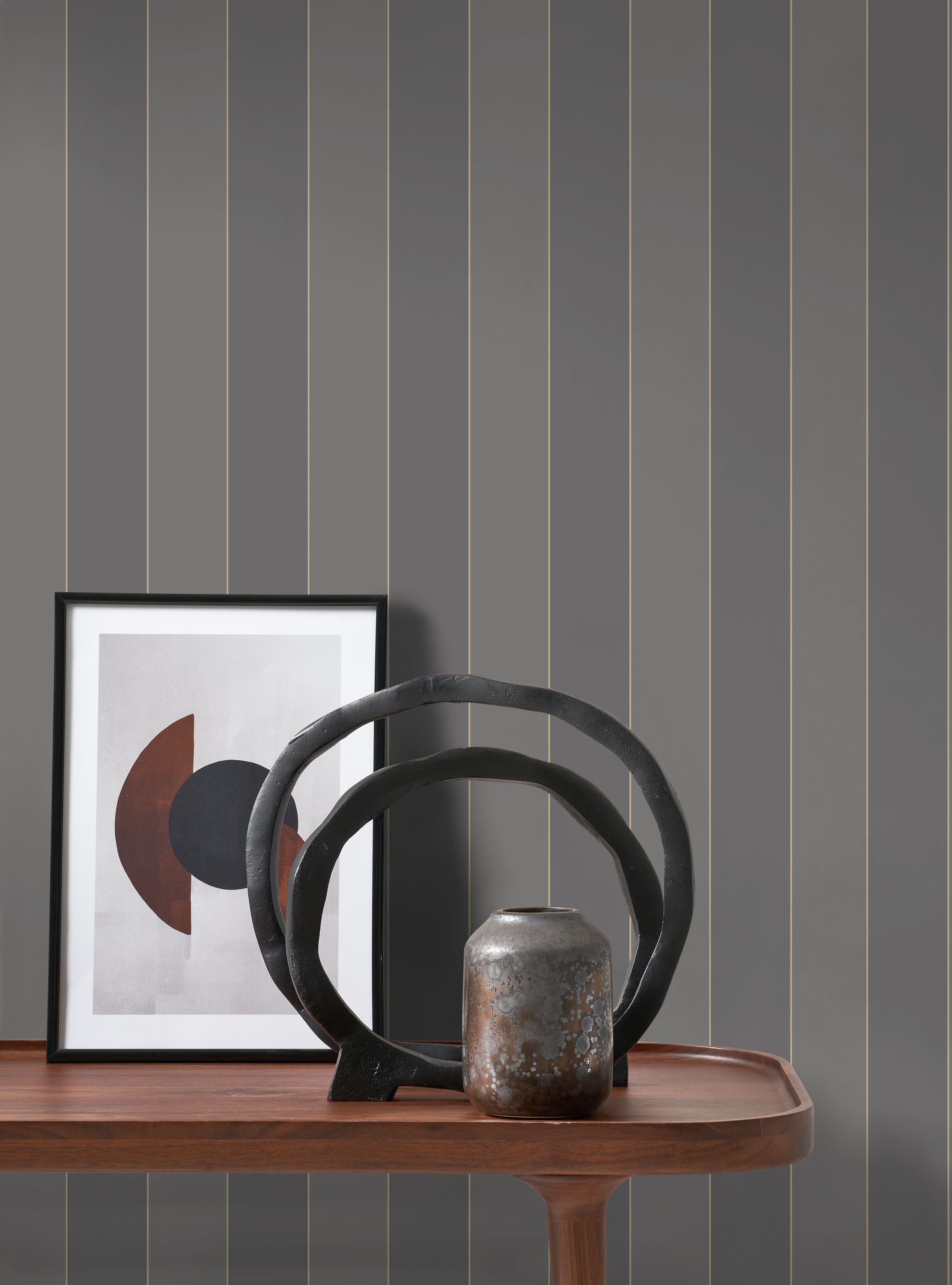 Casadeco - So Color 4 Rayure Noir So Color 4