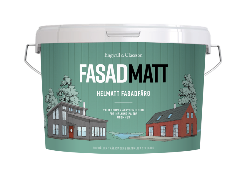 Lasol Fasadmatt 5 L 9005 Antikvit