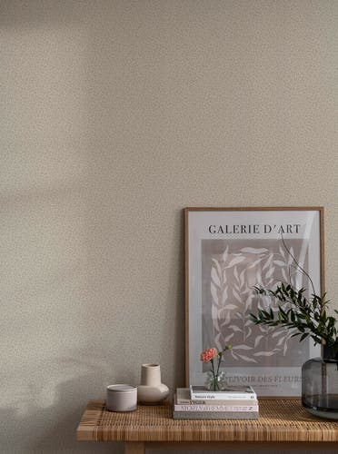 Duro - Smulan Vit/Beige Småmönstrat