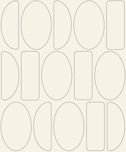 Casadeco - Legerete Beige / Noir Fus Alchimie Cad