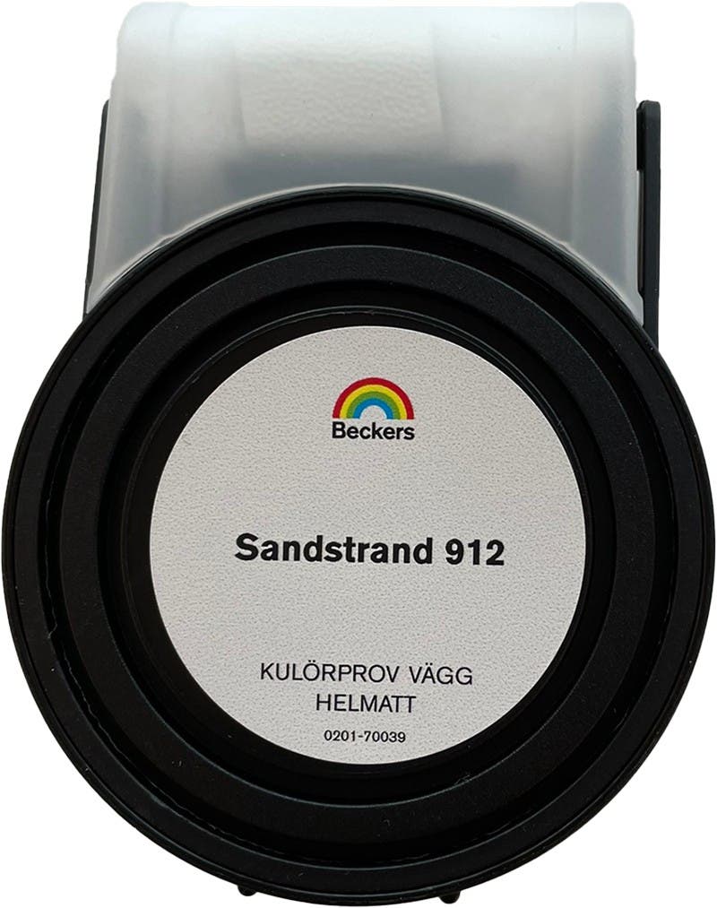 Beckers Kulörprov Helmatt 55ml Sandstrand 912 0,055 L Sandstrand 912