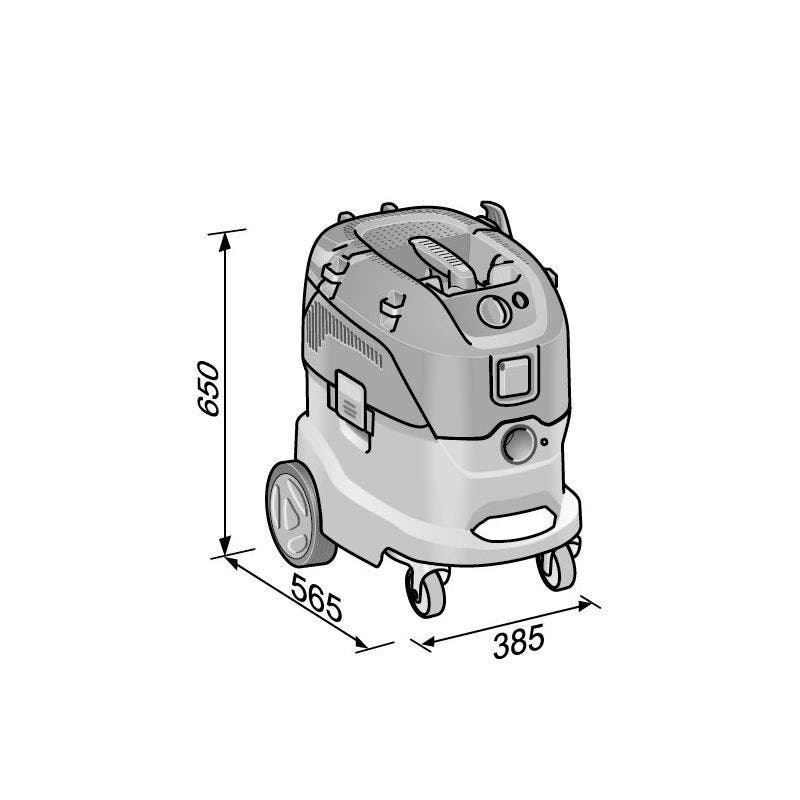 Flex Dammsugare VCE44 L-klass Autoclean - ink. Städset