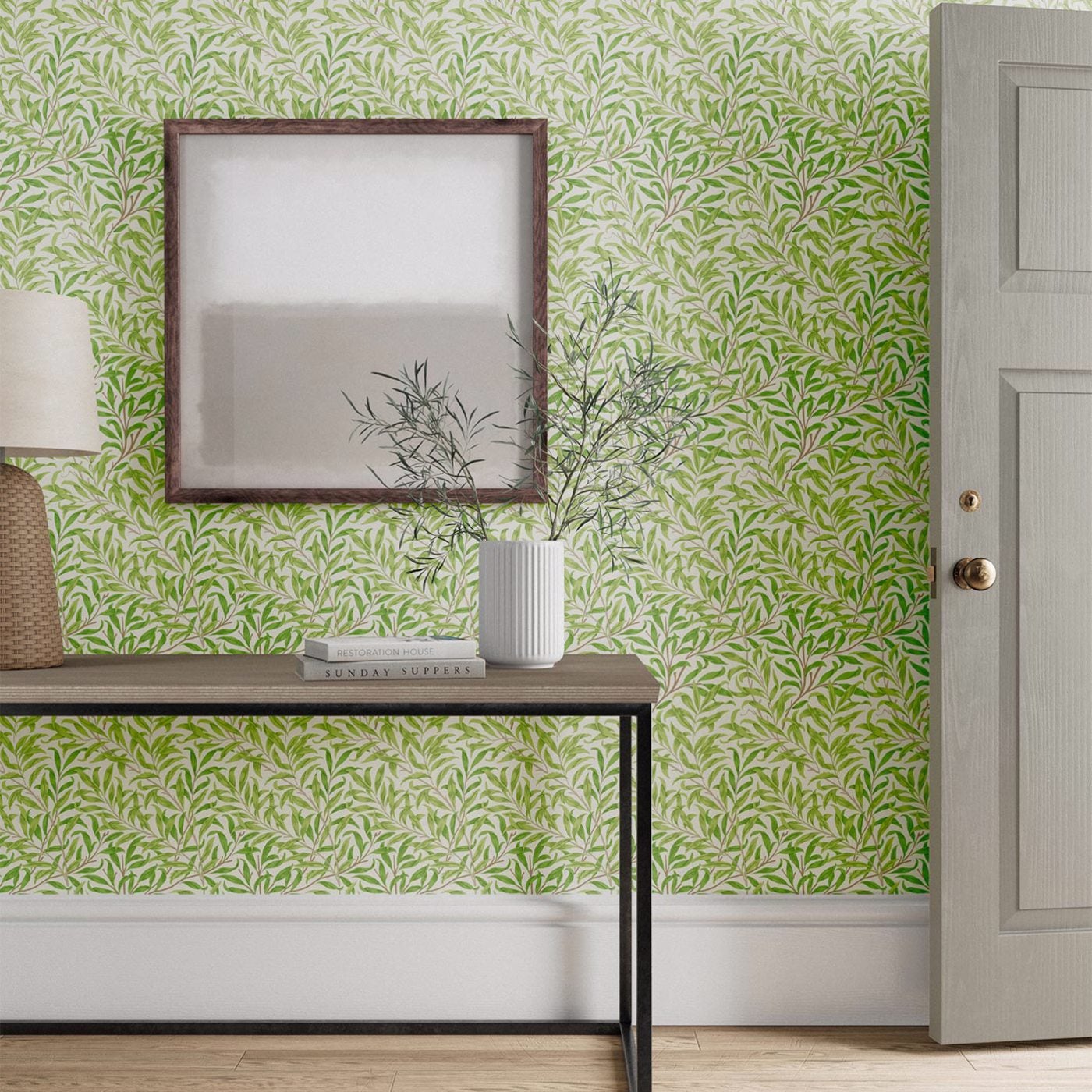 Morris & Co - Willow Boughs Leaf Green Simply Morris Wallpapers