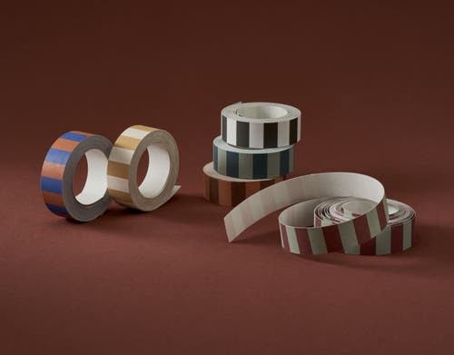 Casadeco - La Retro Celadon / Bleu P Galons & Frises