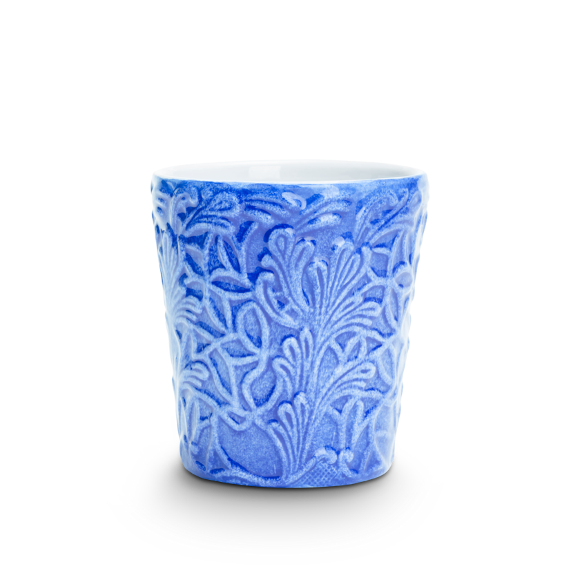 Lace Mugg 30 cl Ljusblå