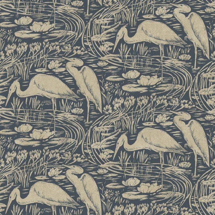 Casadeco - Euphrate Encre / Naturel Babylone Cad