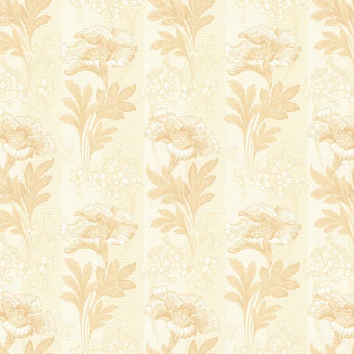 Lim & Handtryck - Solviken - Vit/Gul K35-51