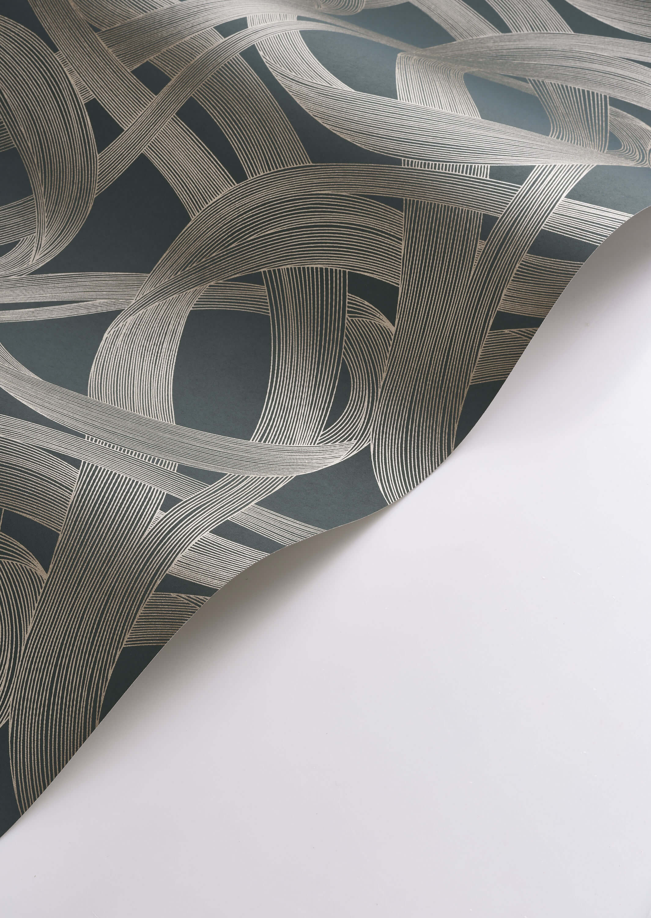 Casadeco - Shimmy Bleu Petrole / Gri Annees Folles