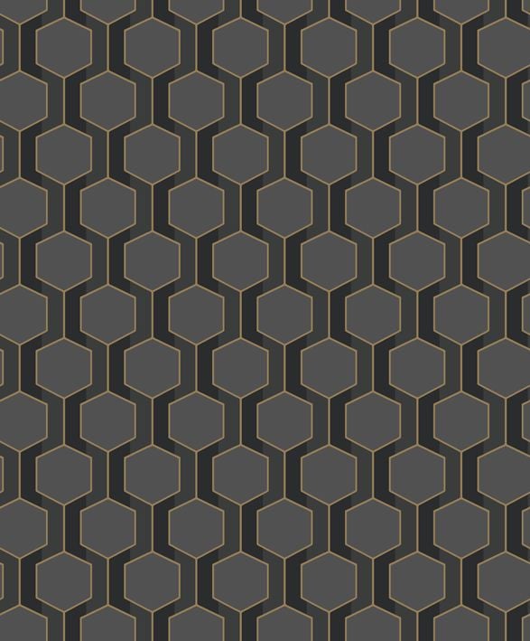 Casadeco - Hamilton Noir Reglisse Derby