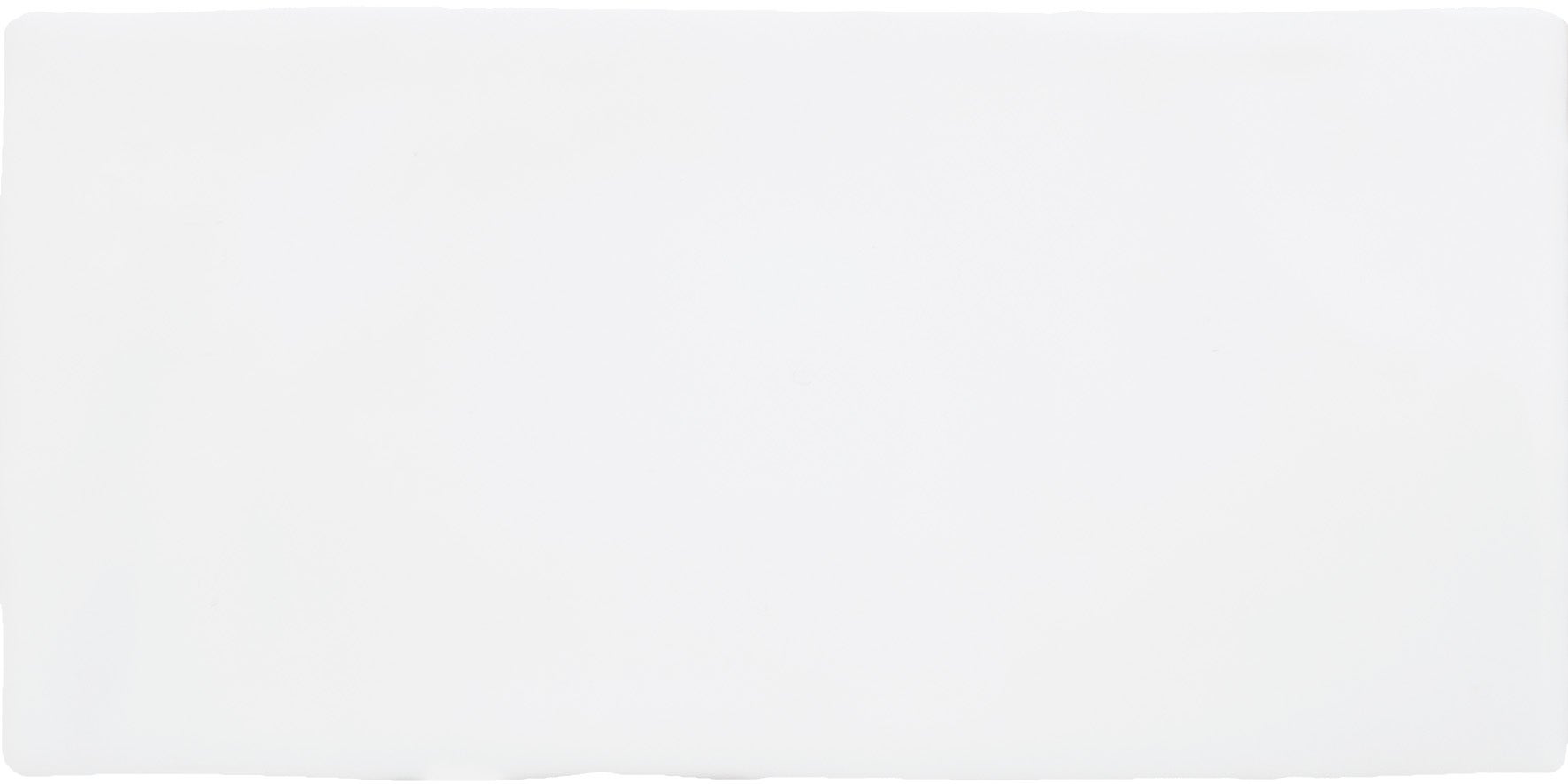 Signatur Vit blank 7,5x15