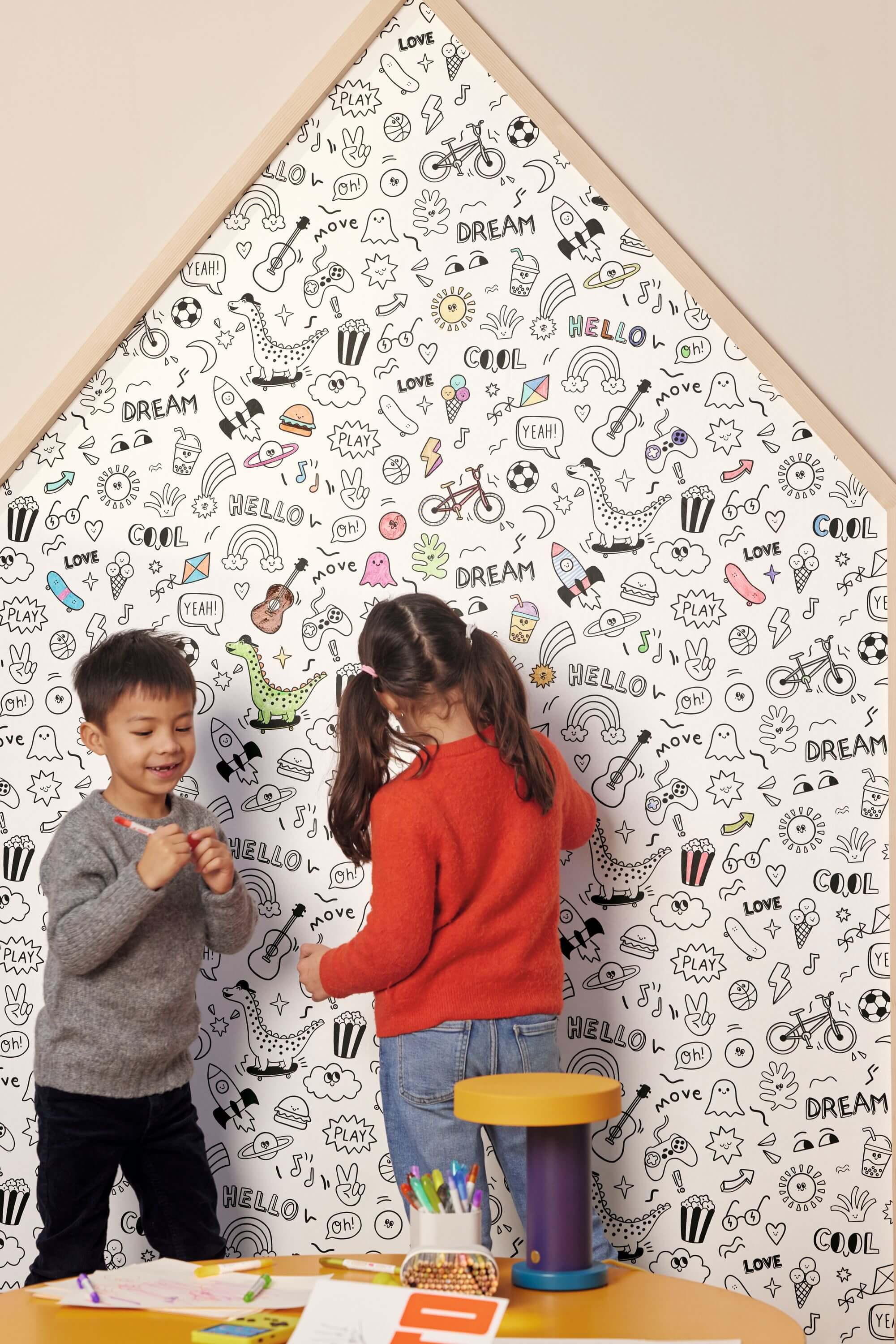 Caselio - A Vos Crayons Noir Les Mini Mondes